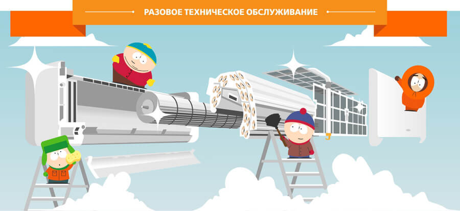 Cервисное техническое обслуживание кондиционеров в Москве